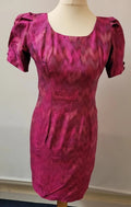 Japlene Silk Dress Pink UK10 Pre-Owned