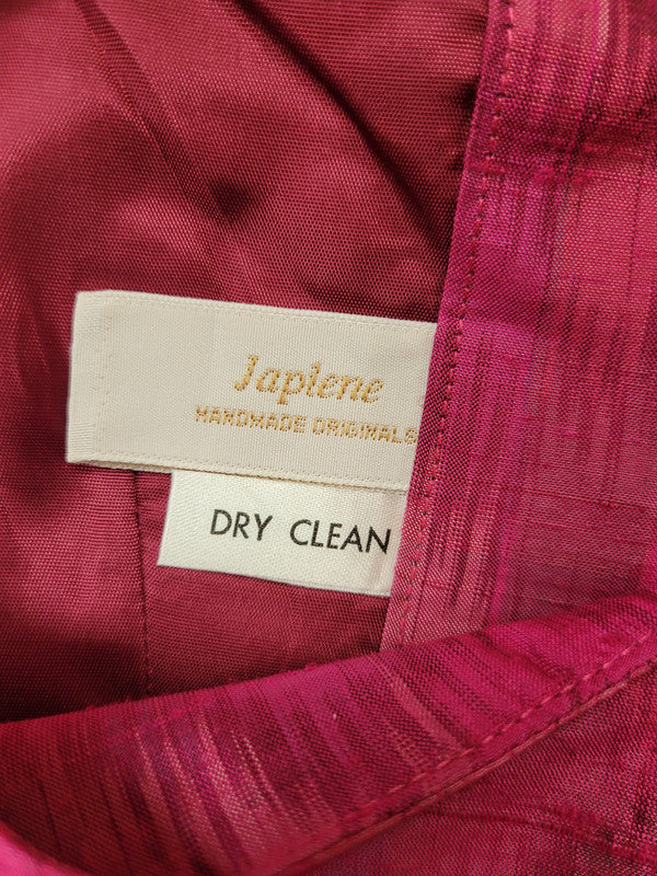 Japlene Silk Dress Pink UK10 Pre-Owned