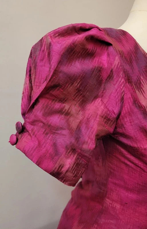 Japlene Silk Dress Pink UK10 Pre-Owned