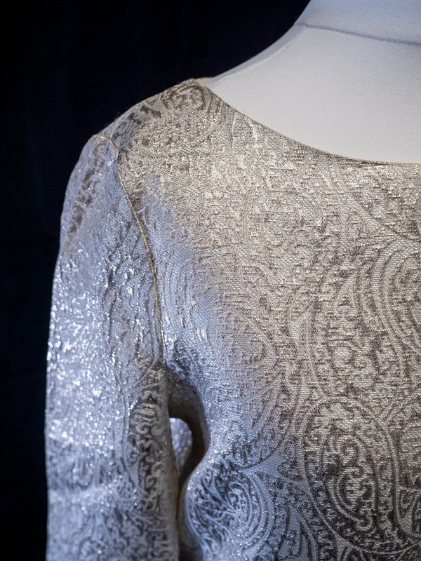 Tara Jarmon Mini Dress Size 36 Silver Pre-Owned
