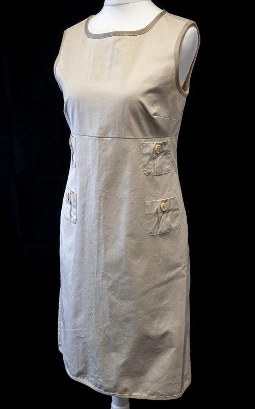 MaxMara Dress UK8 Stone Pre-Owned
