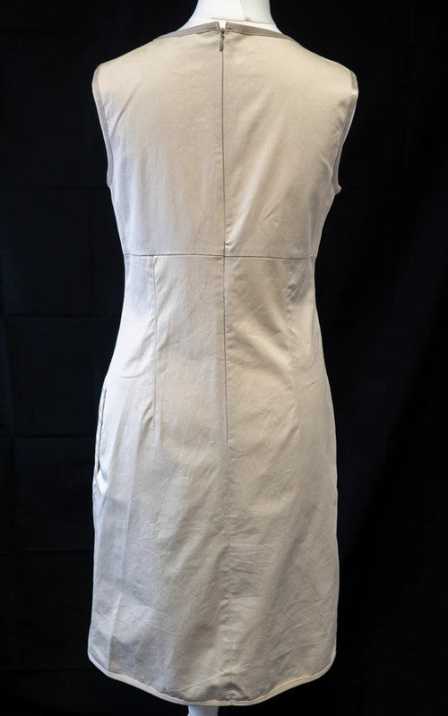 MaxMara Dress UK8 Stone Pre-Owned