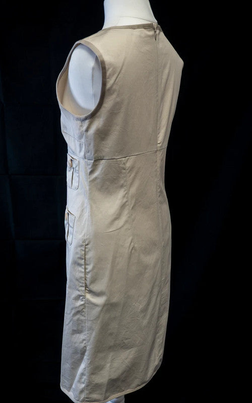 MaxMara Dress UK8 Stone Pre-Owned