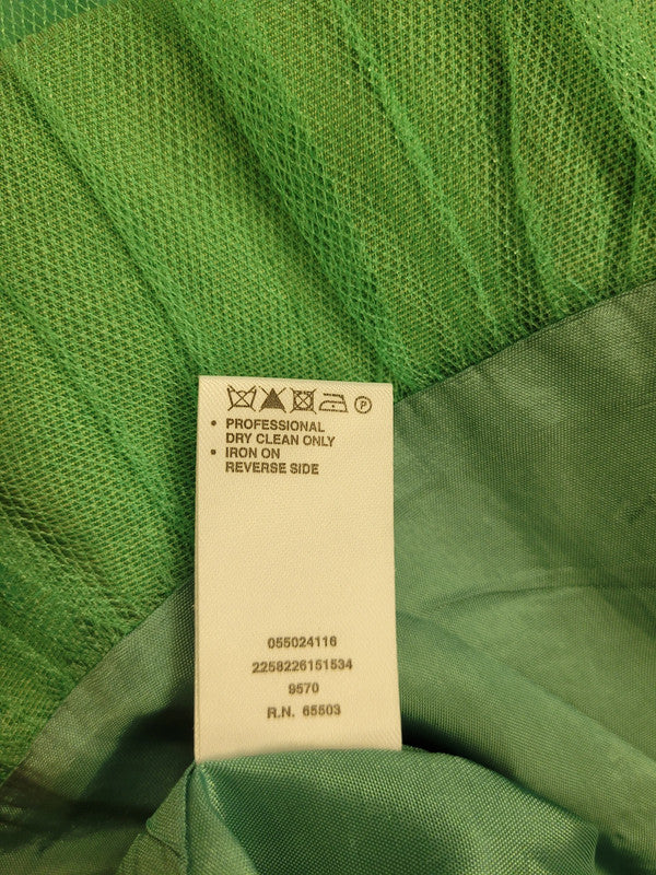 Spotlight by Warehouse Emerald Green Halter-neck Dress UK10 Pre-owned