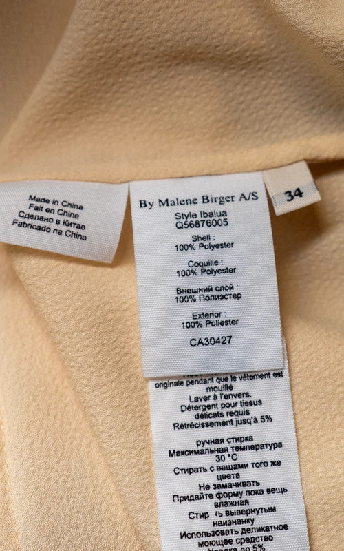 Malene Birger Buttermilk Swing Top EUR 34/XSmall Pre-Owned