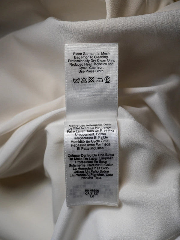 DKNY Sleeveless Top Cream US6/UK12 Pre-Owned