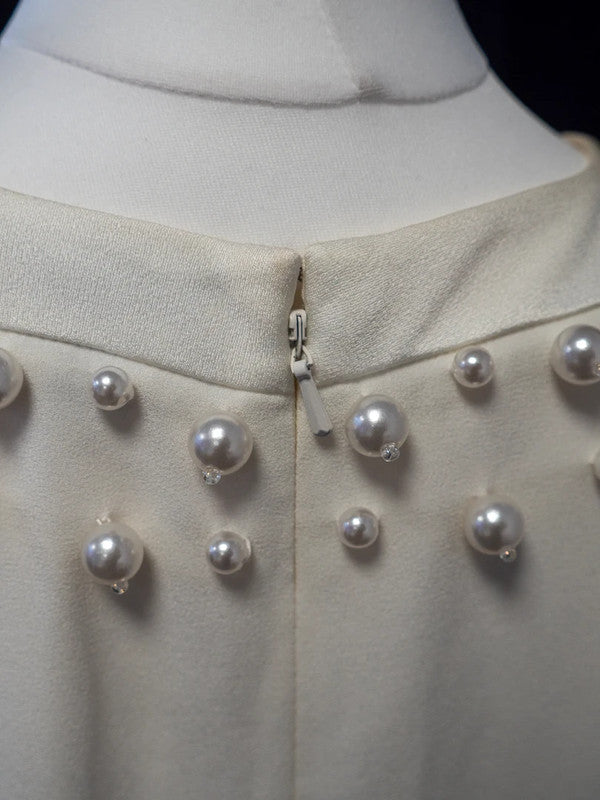 DKNY Sleeveless Top Cream US6/UK12 Pre-Owned