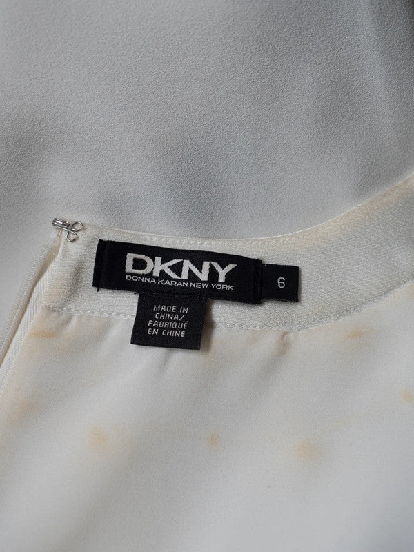 DKNY Sleeveless Top Cream US6/UK12 Pre-Owned