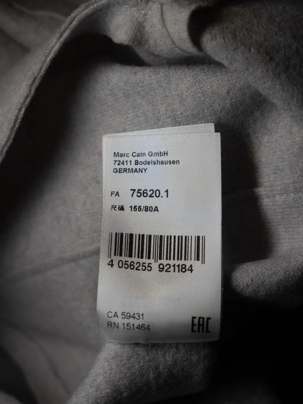 Marc Cain Mini Dress Pale Grey Size N1/UK8 Pre-Owned