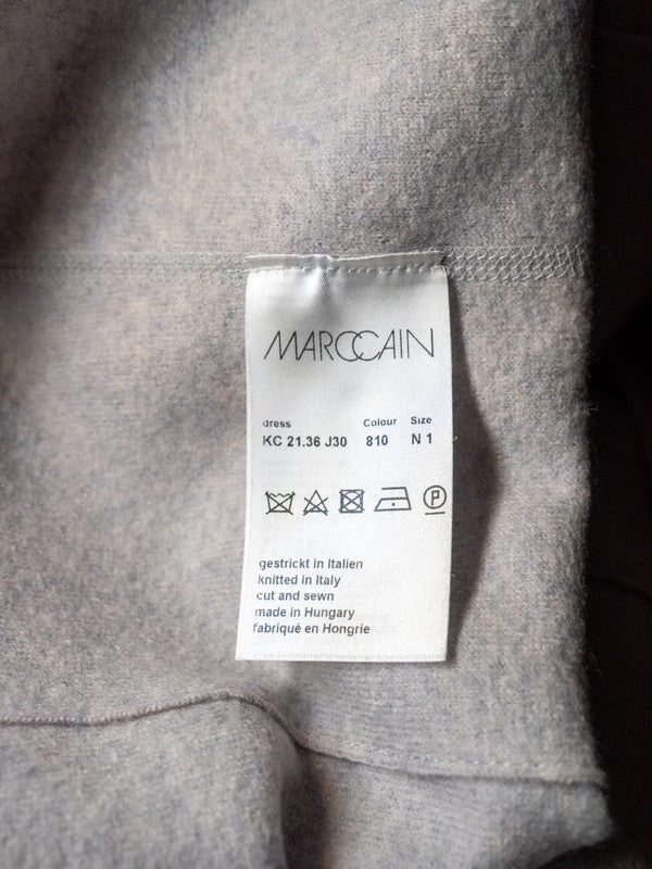Marc Cain Mini Dress Pale Grey Size N1/UK8 Pre-Owned
