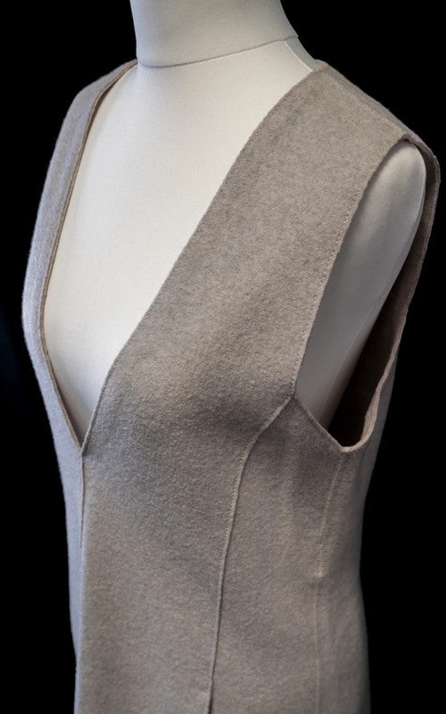 Marc Cain Mini Dress Pale Grey Size N1/UK8 Pre-Owned