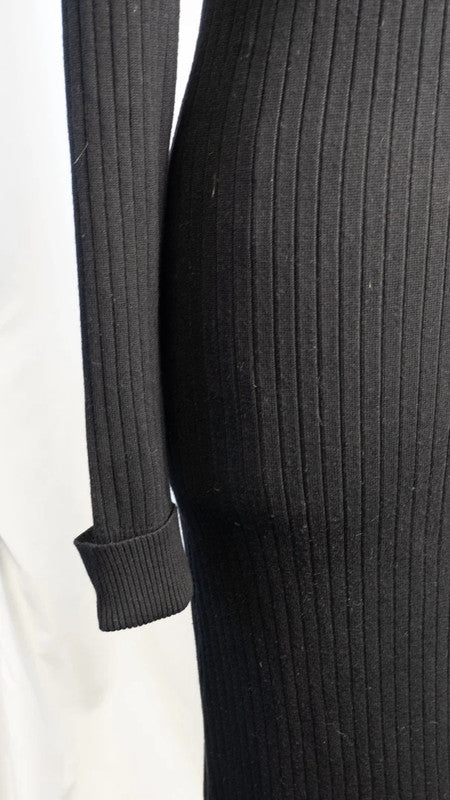 New Look Jumper Dress UK10 Black Pre-Owned