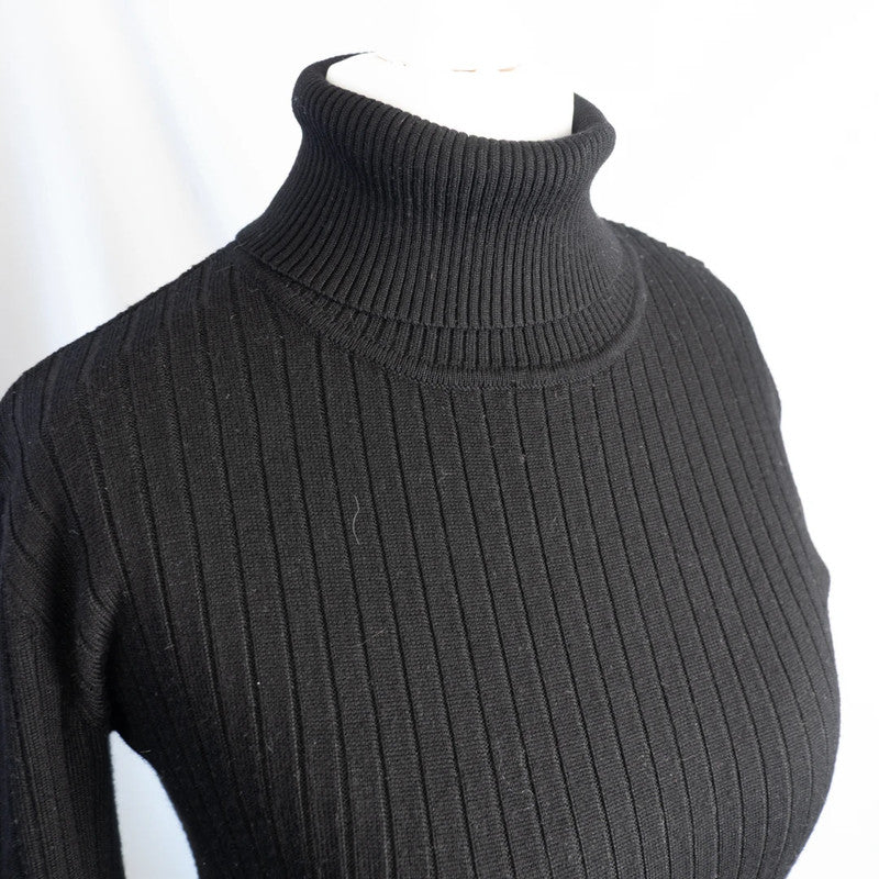 New Look Jumper Dress UK10 Black Pre-Owned