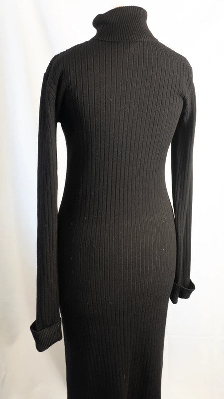 New Look Jumper Dress UK10 Black Pre-Owned