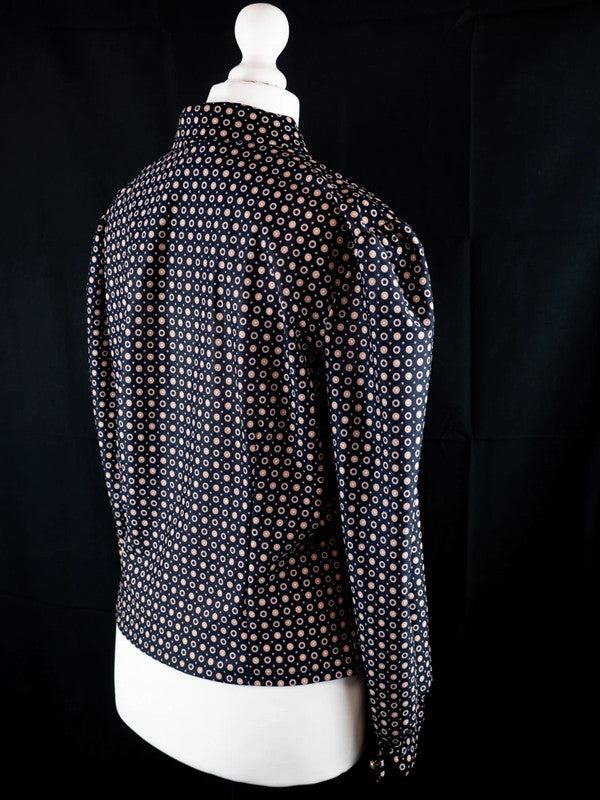 Debenhams Classics Blouse Black/Brown UK12 Pre-Owned
