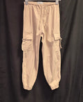 Primark Women's Cargo Trousers Beige Size 6-8 (XS) Pre-Owned