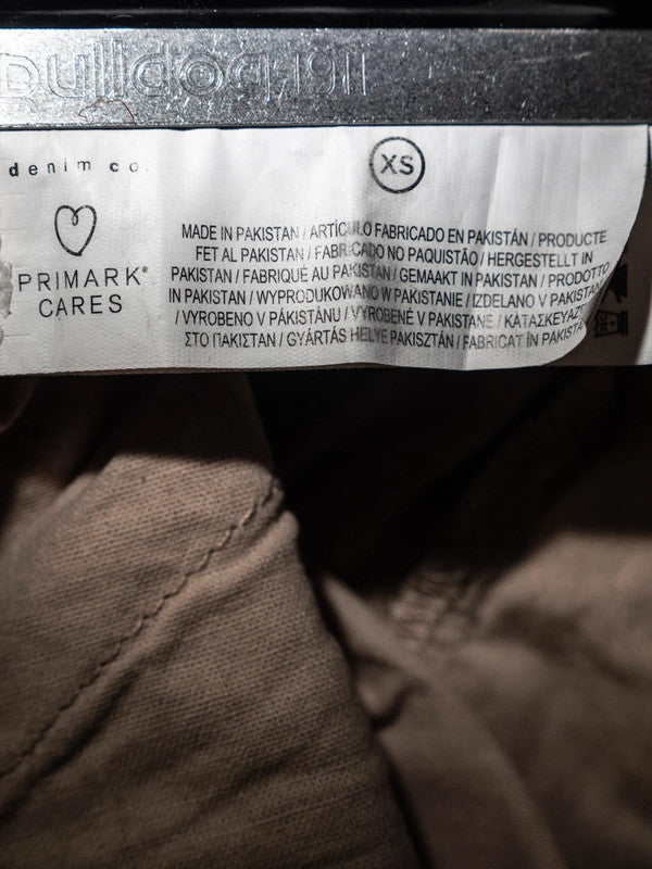 Primark Women's Cargo Trousers Beige Size 6-8 (XS) Pre-Owned