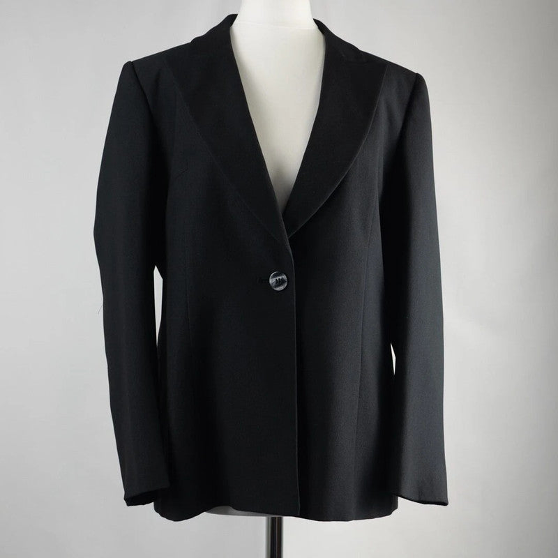 Marks &amp; Spencer Black Ladies  Blazer size 12 Petite fit
