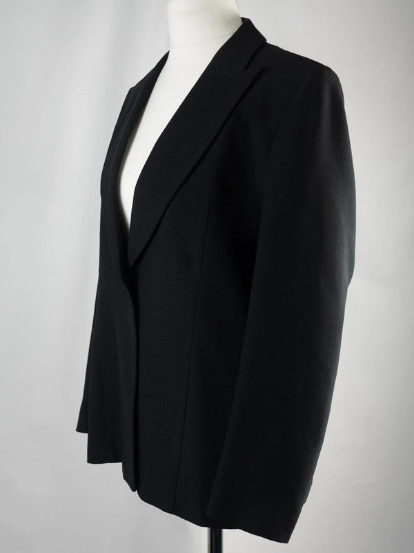 Marks &amp; Spencer Black Ladies  Blazer size 12 Petite fit