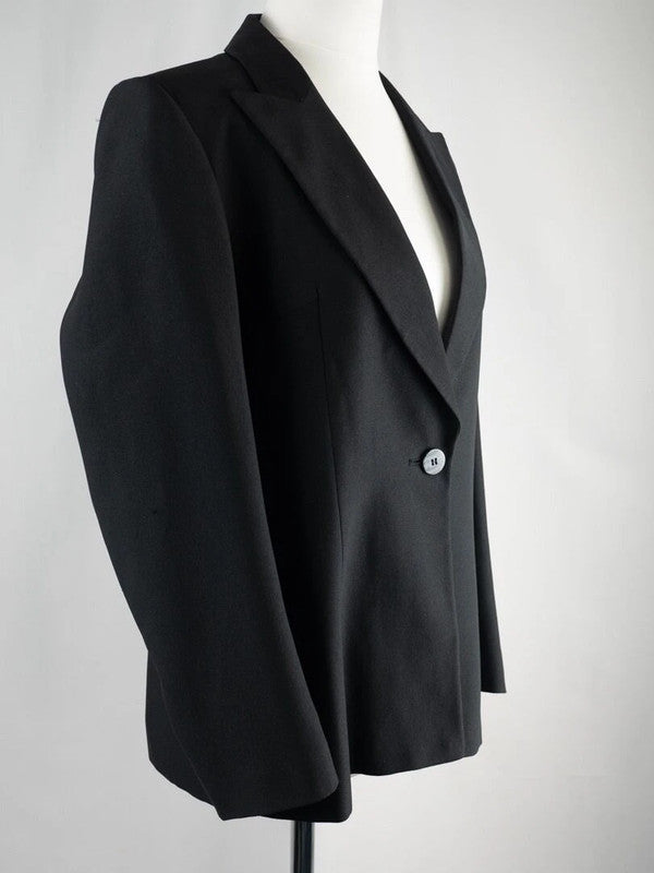 Marks &amp; Spencer Black Ladies  Blazer size 12 Petite fit