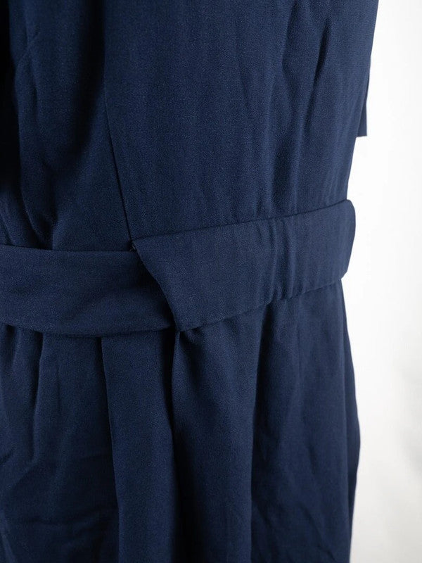 Whistles Size 12 Navy Knee Length Dress