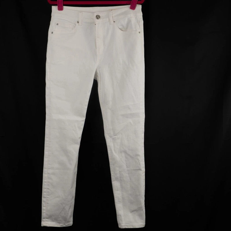 M&amp;S The Lily Slim Jeans White Size 12R