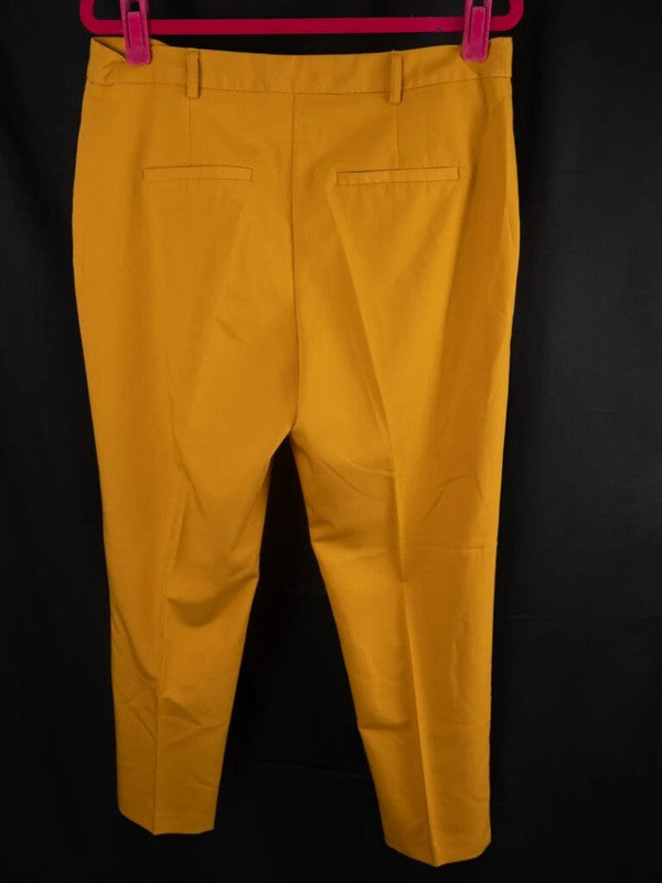 Dorothy Perkins Straight Leg Trousers Mustard size 10