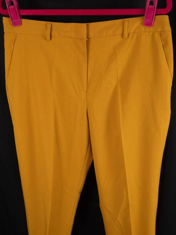 Dorothy Perkins Straight Leg Trousers Mustard size 10