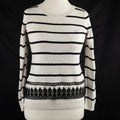 Dorothy Perkins  White Pattern Jumper   Size 8