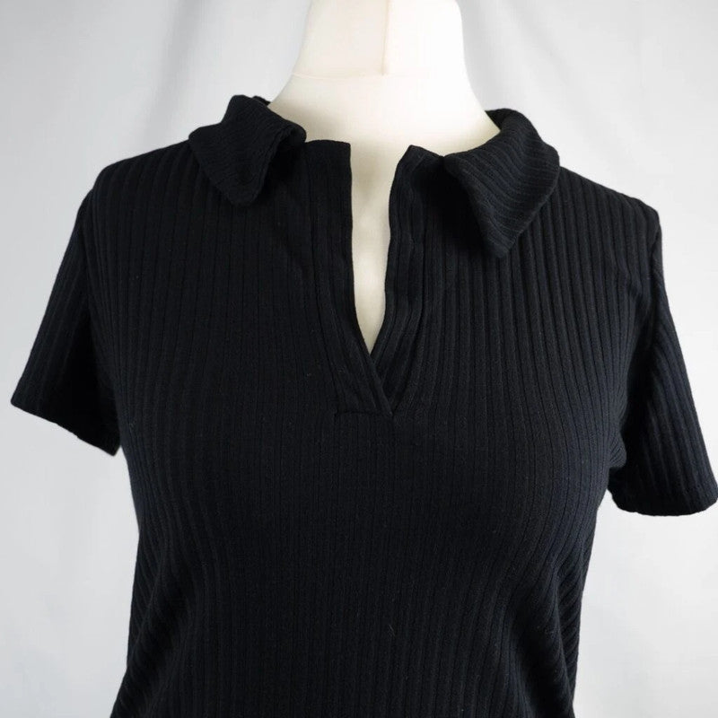 New Look Black Body Suit Size 14 NWT