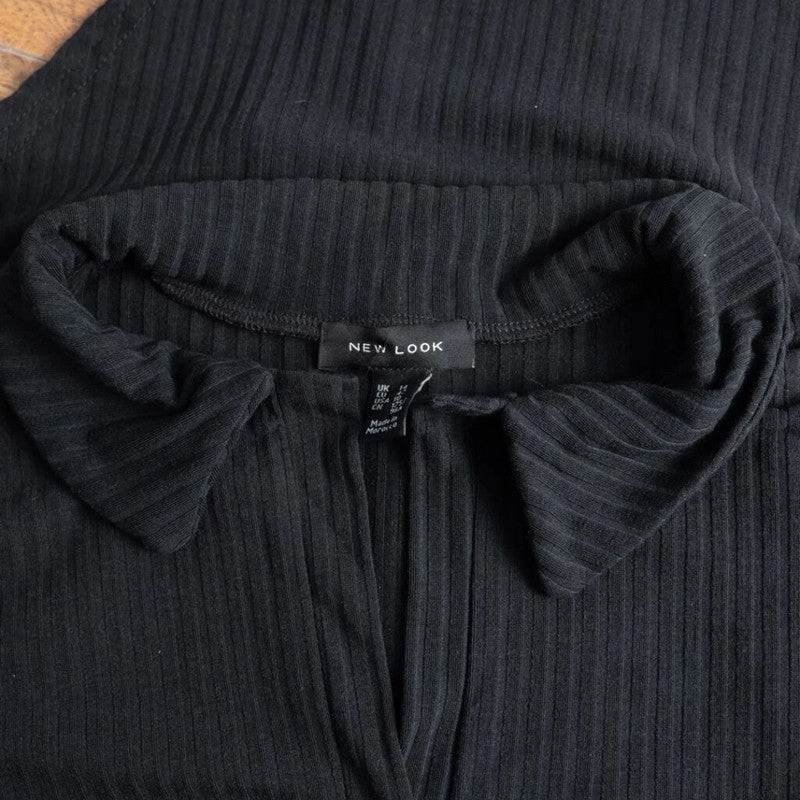 New Look Black Body Suit Size 14 NWT