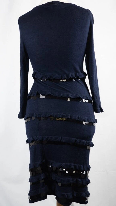 Phase Eight Navy Mirrored Dress