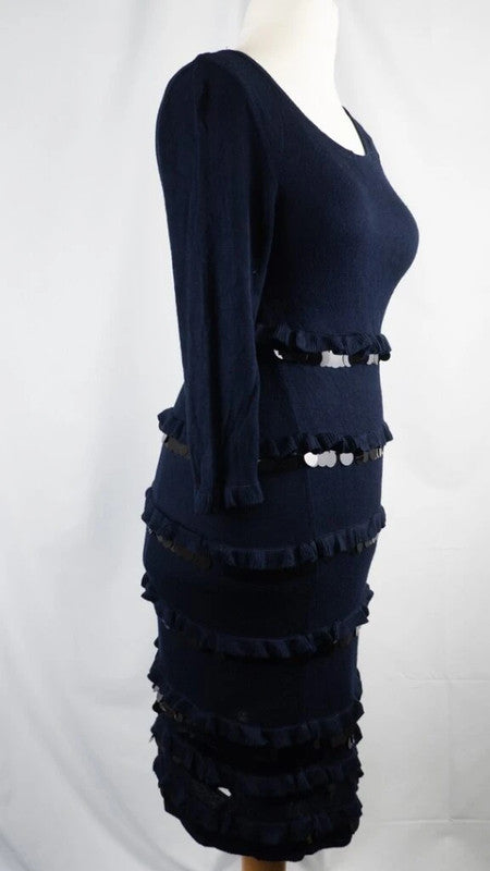 Phase Eight Navy Mirrored Dress