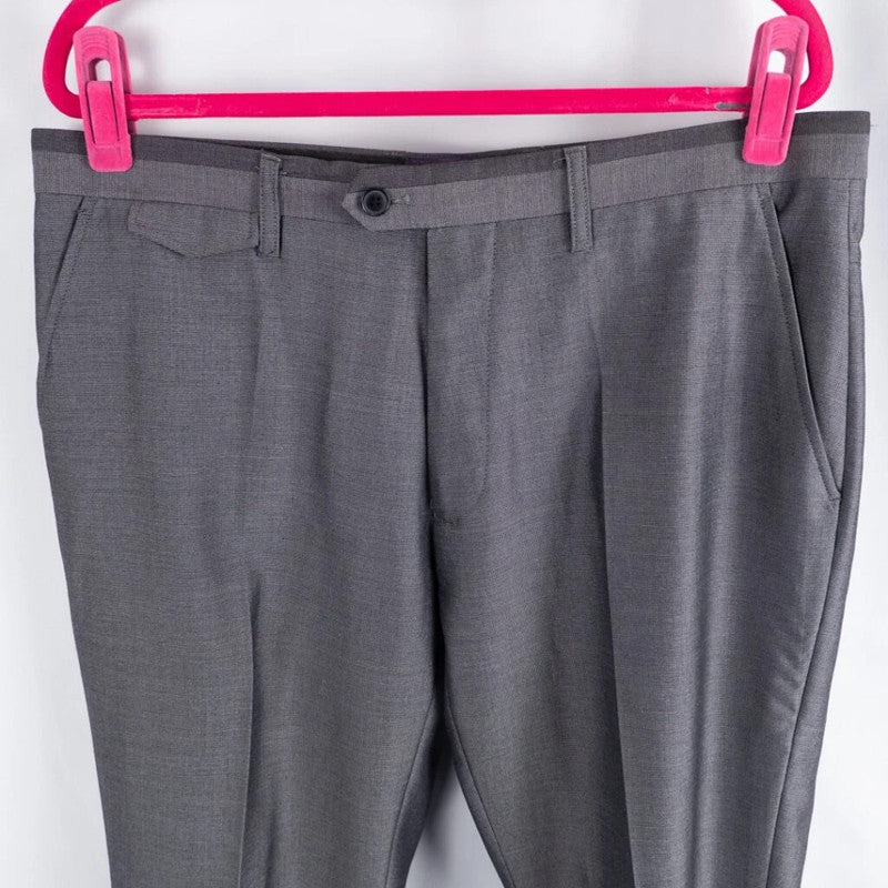 Next Skinny Fit Grey Trousers Size 34R