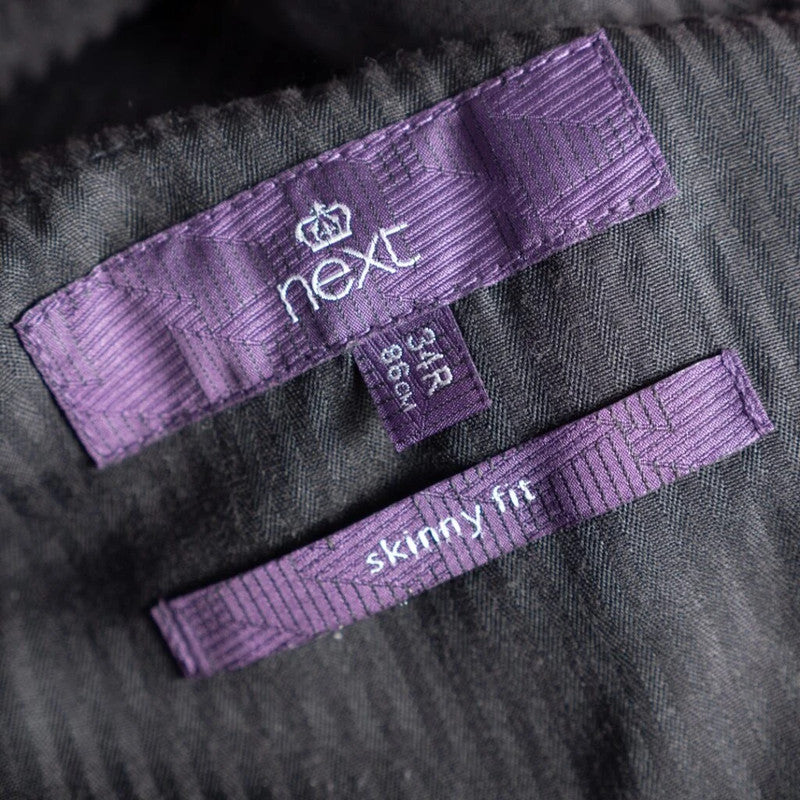 Next Skinny Fit Grey Trousers Size 34R