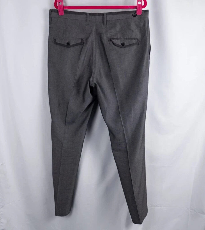 Next Skinny Fit Grey Trousers Size 34R