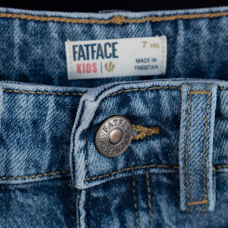 FatFace Kids Blue Jeans Size 7yrs