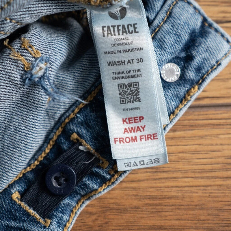FatFace Kids Blue Jeans Size 7yrs