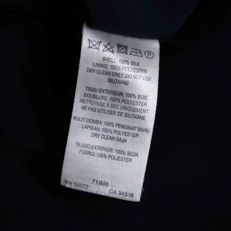 French Connection Silk Navy Dress Size 10