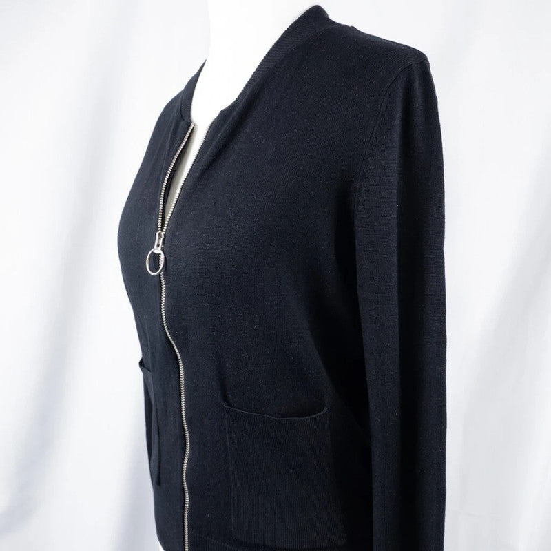 Redherring Black Zip Top size 10