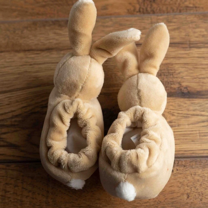 Peter Rabbit Baby's First Booties Beige Size 0-3 Months