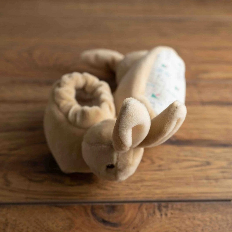 Peter Rabbit Baby's First Booties Beige Size 0-3 Months