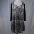 Marks &amp; Spencer Black &amp; White Print Dress Size 18