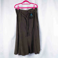 Monique Collection Faux Suede Midi Skirt Size 16 NWT