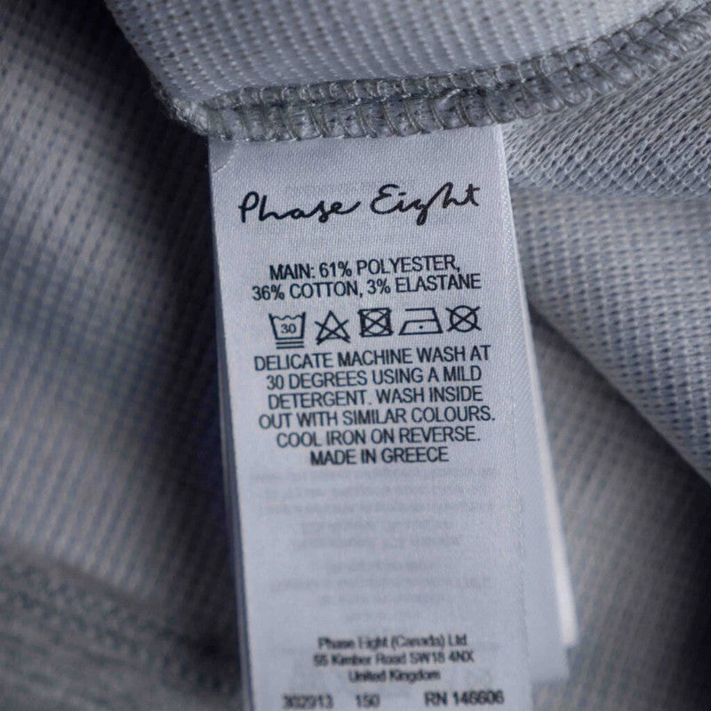 Phase Eight Grey Top Size 10