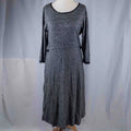 Tu Grey Knitted Dress Size 18