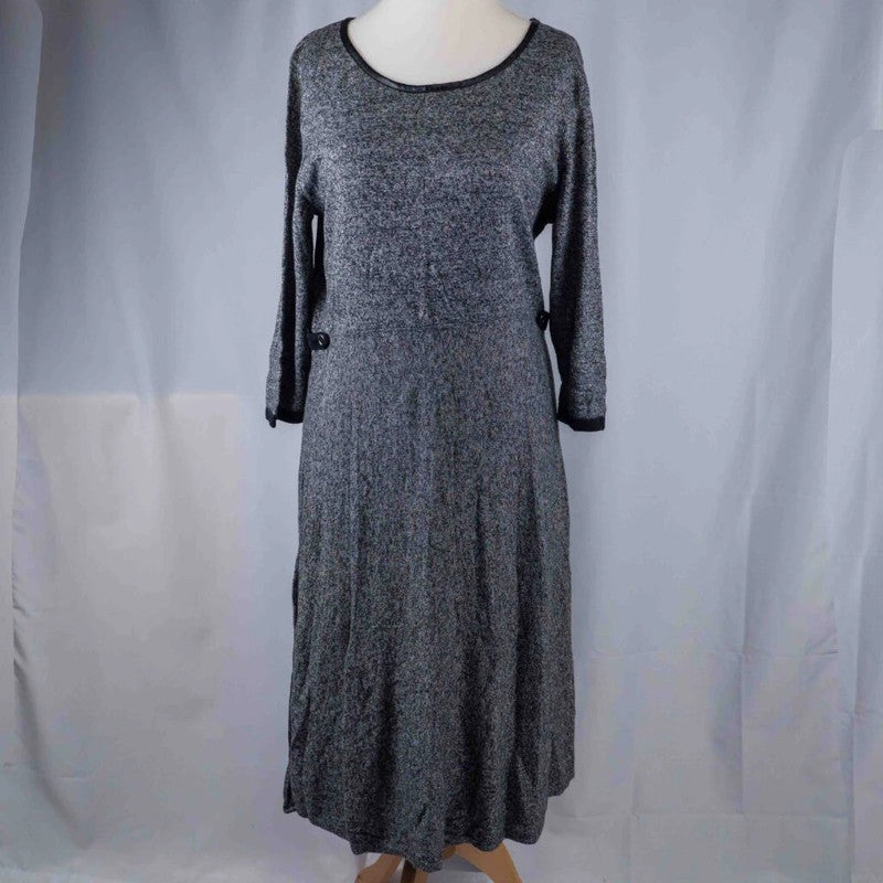 Tu Grey Knitted Dress Size 18
