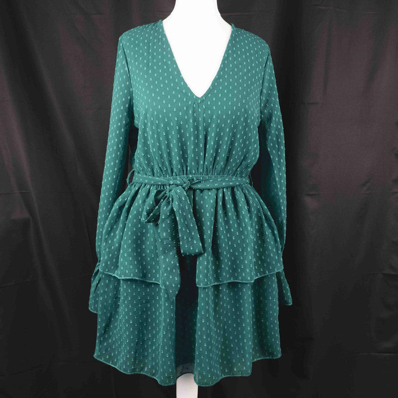 Boohoo Teal Dress Size 8 NWT
