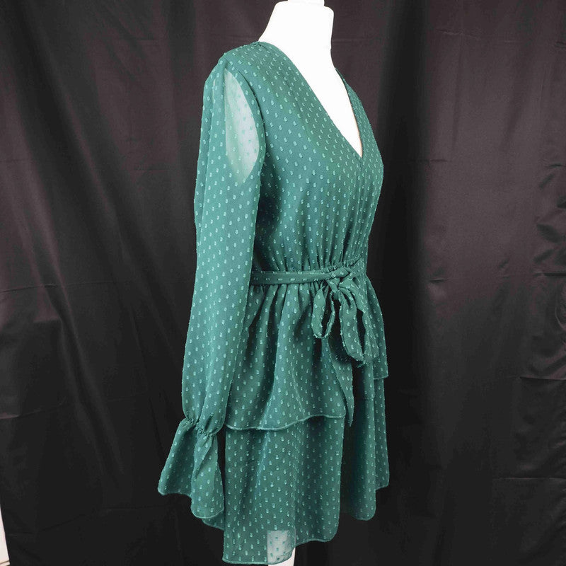 Boohoo Teal Dress Size 8 NWT