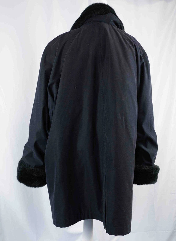 Marks &amp; Spencer Ladies Black  Coat Size 20